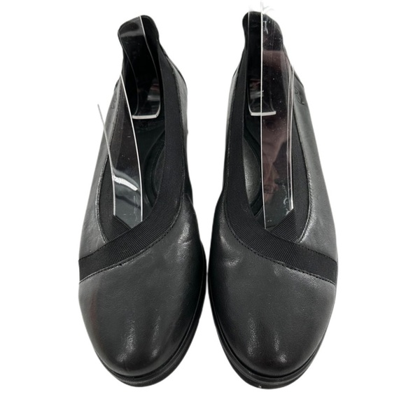 Nurture womens flats size 5.5 black leather platforms chunky - Picture 2 of 13